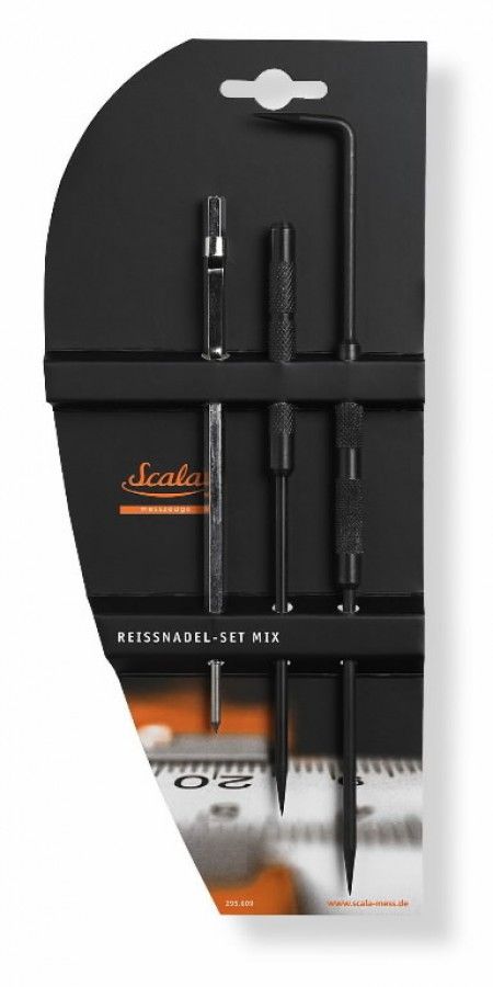 Teräksinen merkkauskynä Scala 637; 150/175/240 mm; 3 kpl.