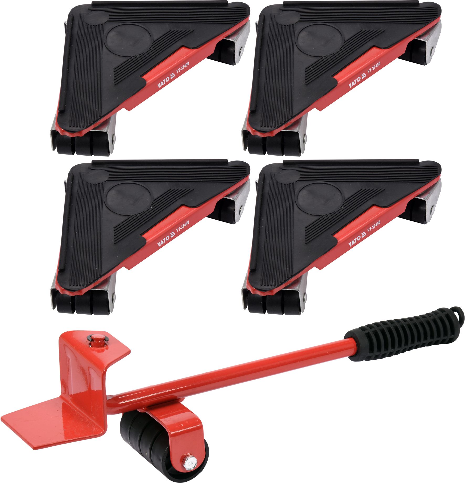 Kuljetuspyörät Yato YT-37490; 300 kg; 5 kpl.