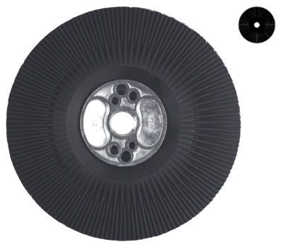 Hioma-alusta hiomapaperille Tyrolit 709994; 180x22 mm; M14; kova