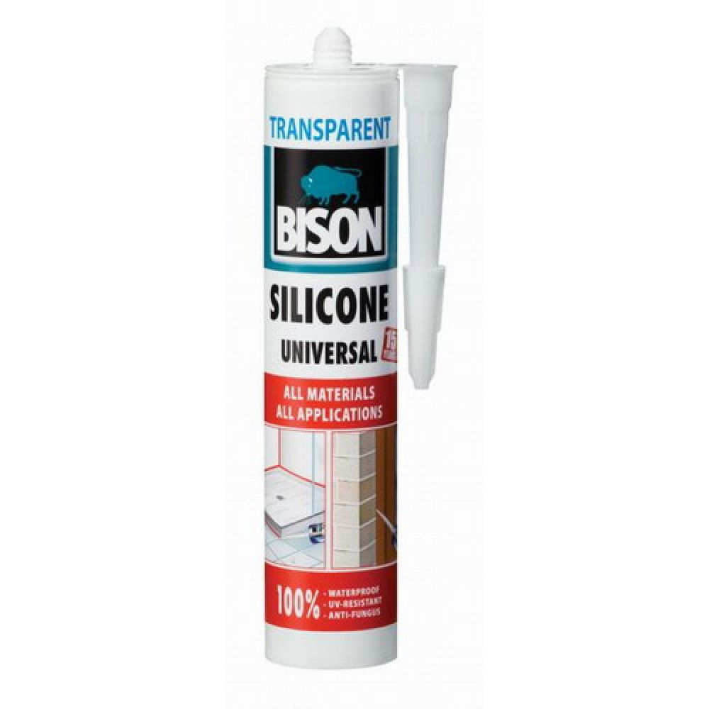 Universaali tiivistysaine Bison 1591310; 280 ml; läpinäkyvä