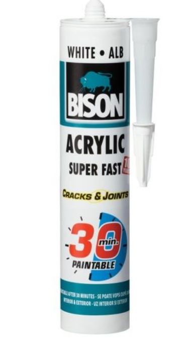 tiivistysmassa Bison 6306980; 300 ml; valkoinen