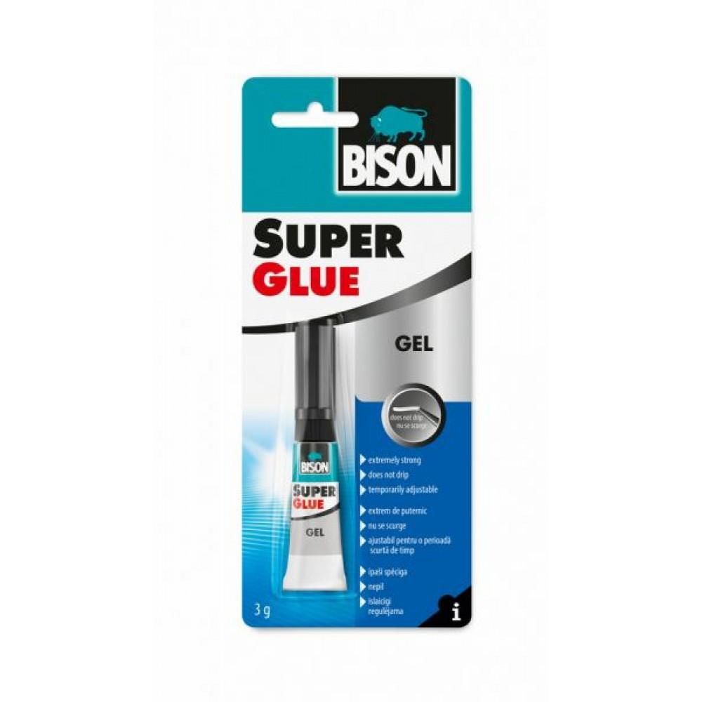 Liima Bison 1590263 Super Glue Gel; 3 g