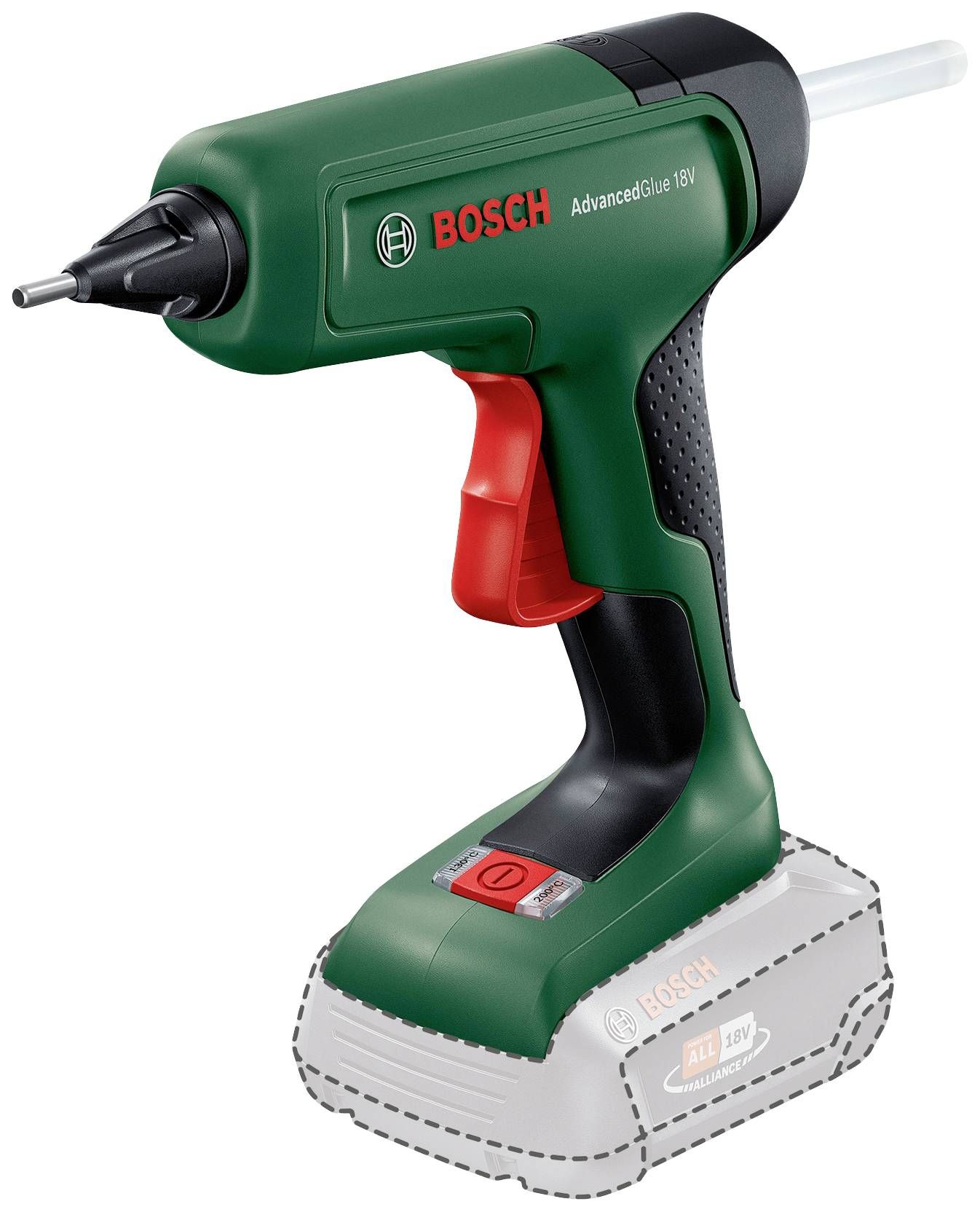 Liimapistooli Bosch Advanced Glue 18V; 18 V (ilman akkua ja laturia)
