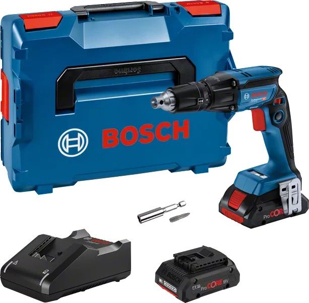 Akkuruuvinväännin Bosch GTB 18V-45; 18 V; 2x4,0 Ah akku