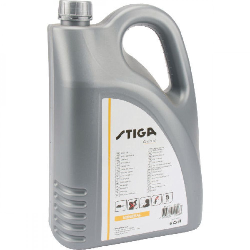 Moottorisahan ketjun voiteluöljy Stiga 1111922901; 5 l