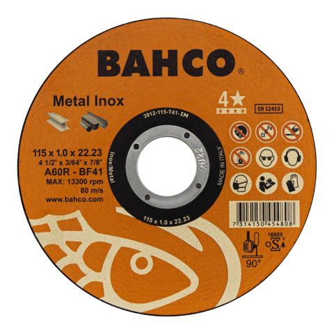 Hiova katkaisulaikka Bahco 3911-751010XTM; 75x1,0x10 mm