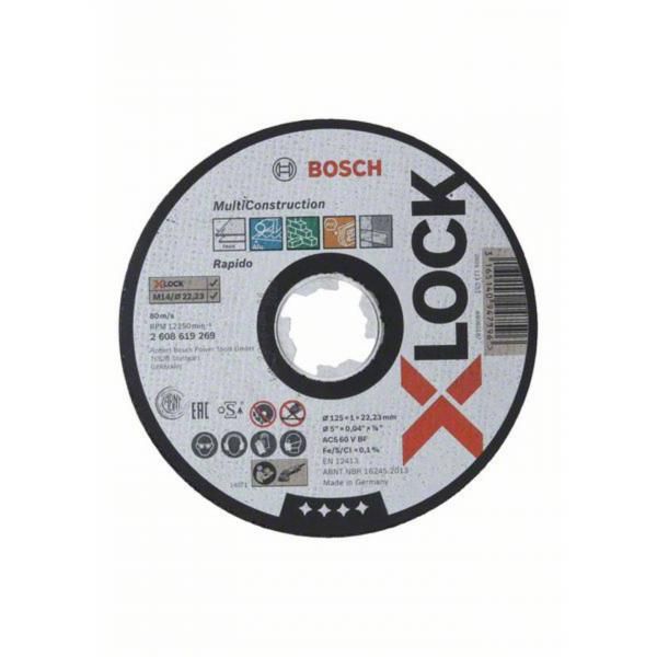Hiova katkaisulaikka Bosch 2608619270; 125x22,23 mm; X-Lock