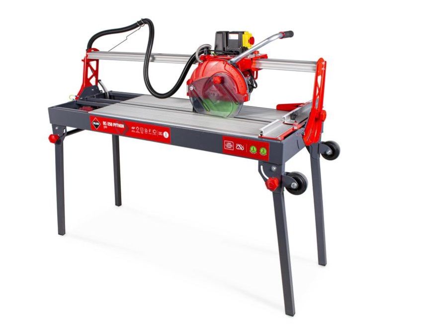 Liukupöytäsaha laattojen märkäkatkaisuun Rubi DC-250 PYTHON 1200