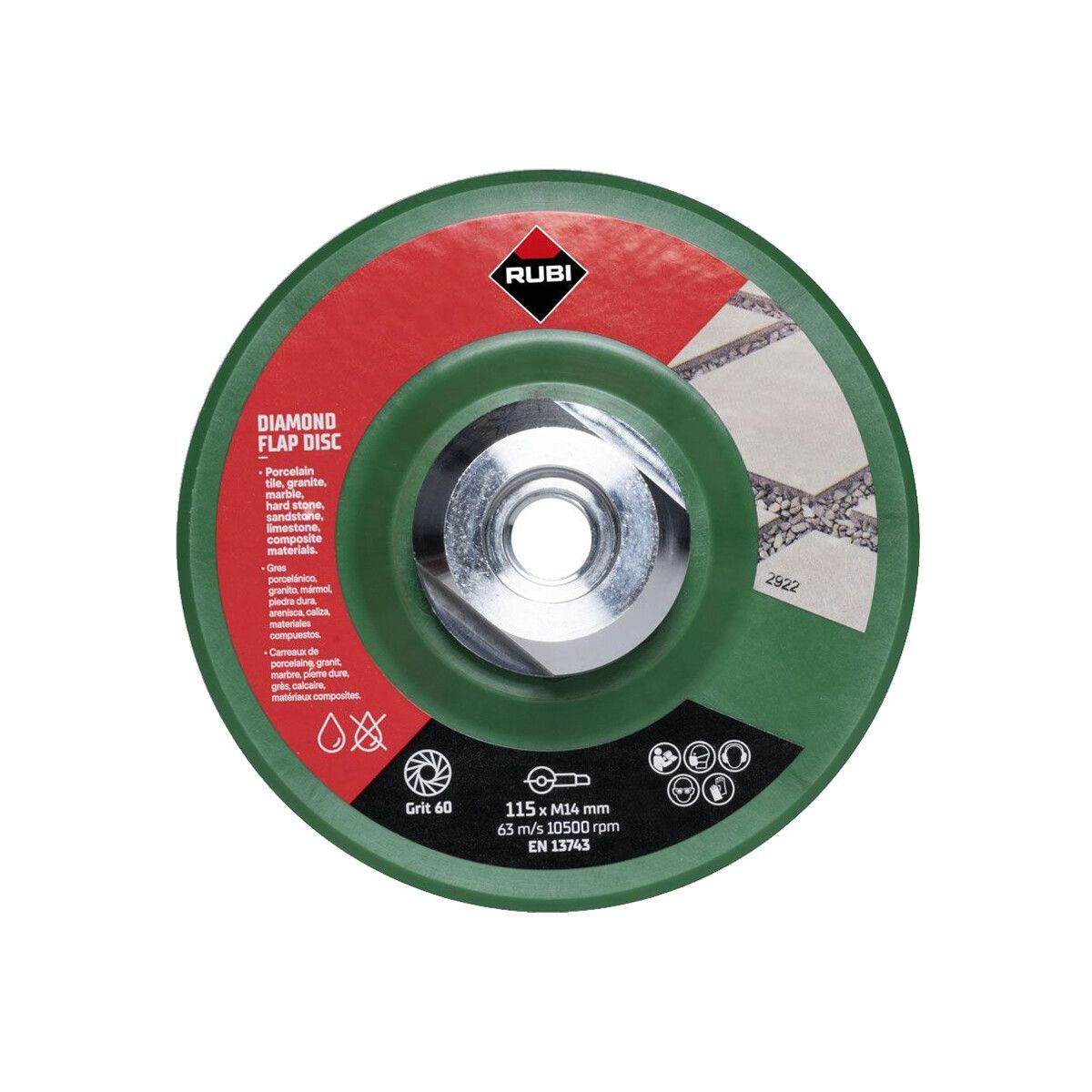 Timanttihiomalaikka Rubi 32921; 115 mm