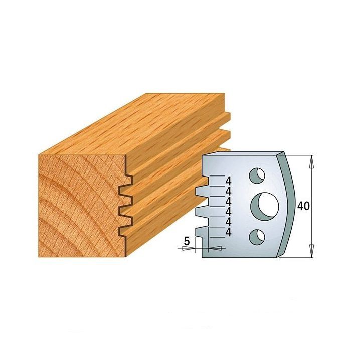 Rajoittimet profiiliveitsille CMT 691.076; 2 kpl.
