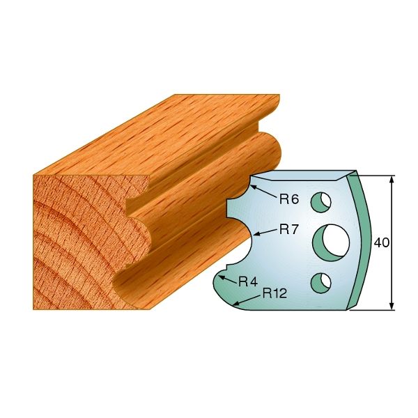 Rajoittimet profiiliveitsille CMT 691.088; 2 kpl.