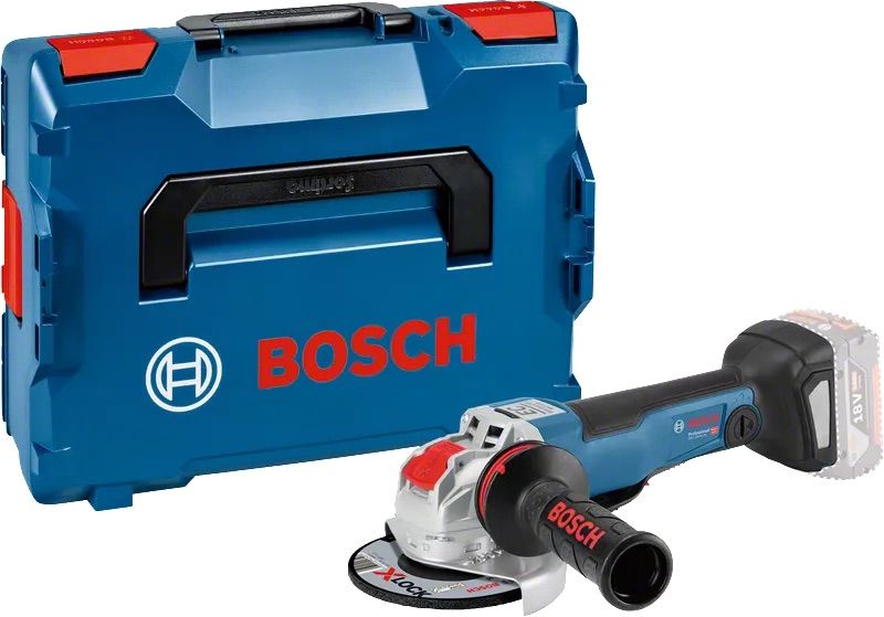 Kulmahiomakone Bosch GWX 18V-10 PC SOLO X-Lock; 18 V (ilman akkua ja laturia)