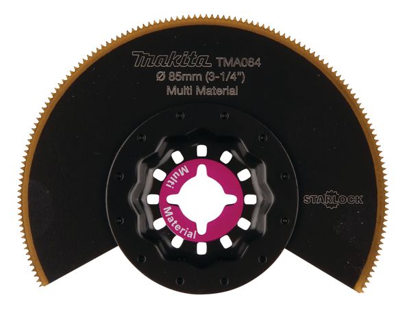 Puolipyöreä segmenttisahanterä Makita TMA064; Ø85 mm