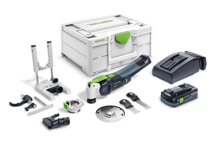 Monitoimityökalu Festool OSC 18 HPC 4,0 EI-Set VECTURO; 18 V; 1x4,0 Ah akku