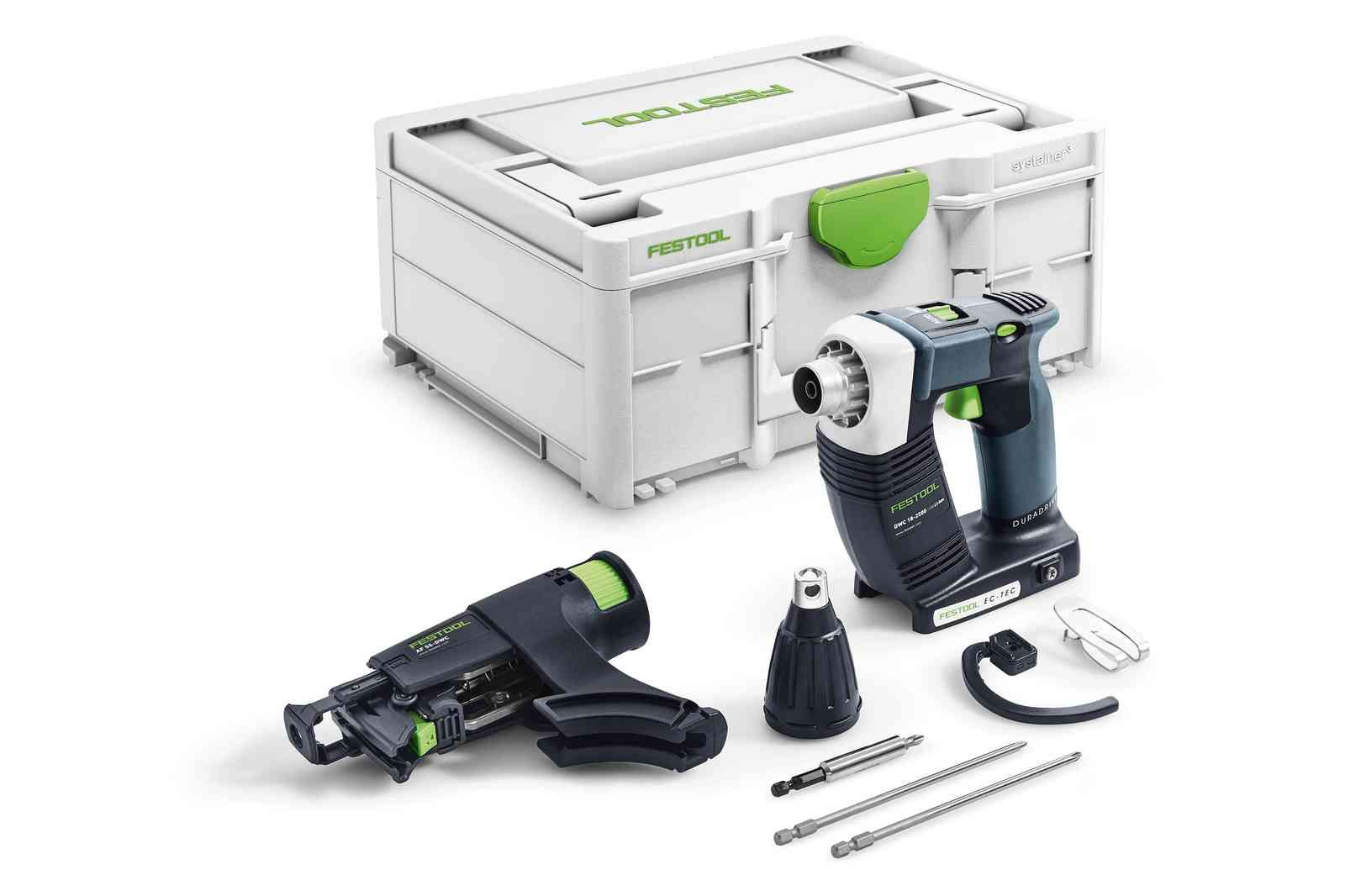 Nauharuuvinväännin Festool DWC 18-2500 Basic DURADRIVE; 18 V; (ilman akkua ja laturia)