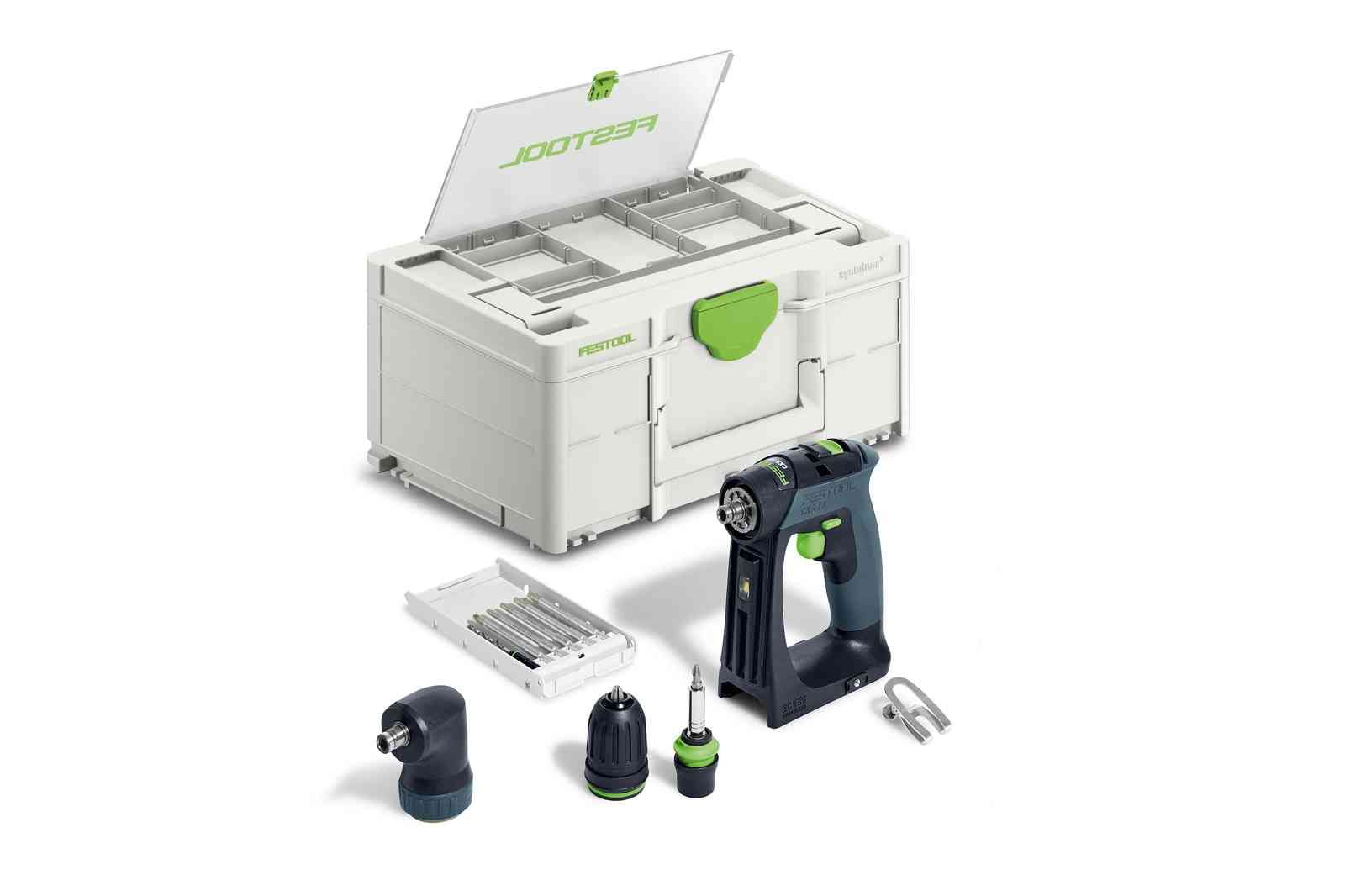 Akkukäyttöinen iskuruuvinväännin Festool CXS 18-Basic-Set;  18 V; (ilman akkua ja laturia)