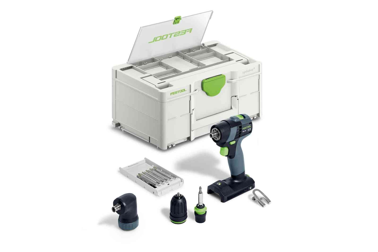 Akkukäyttöinen iskuruuvinväännin Festool TXS 18-Basic-Set;  18 V; (ilman akkua ja laturia)