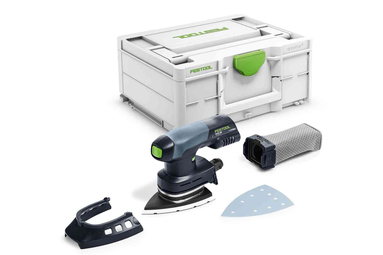 Akkukärkihiomakone Festool DTSC 400 3,0 I-Plus;  18 V; 2x3,0 Ah akku