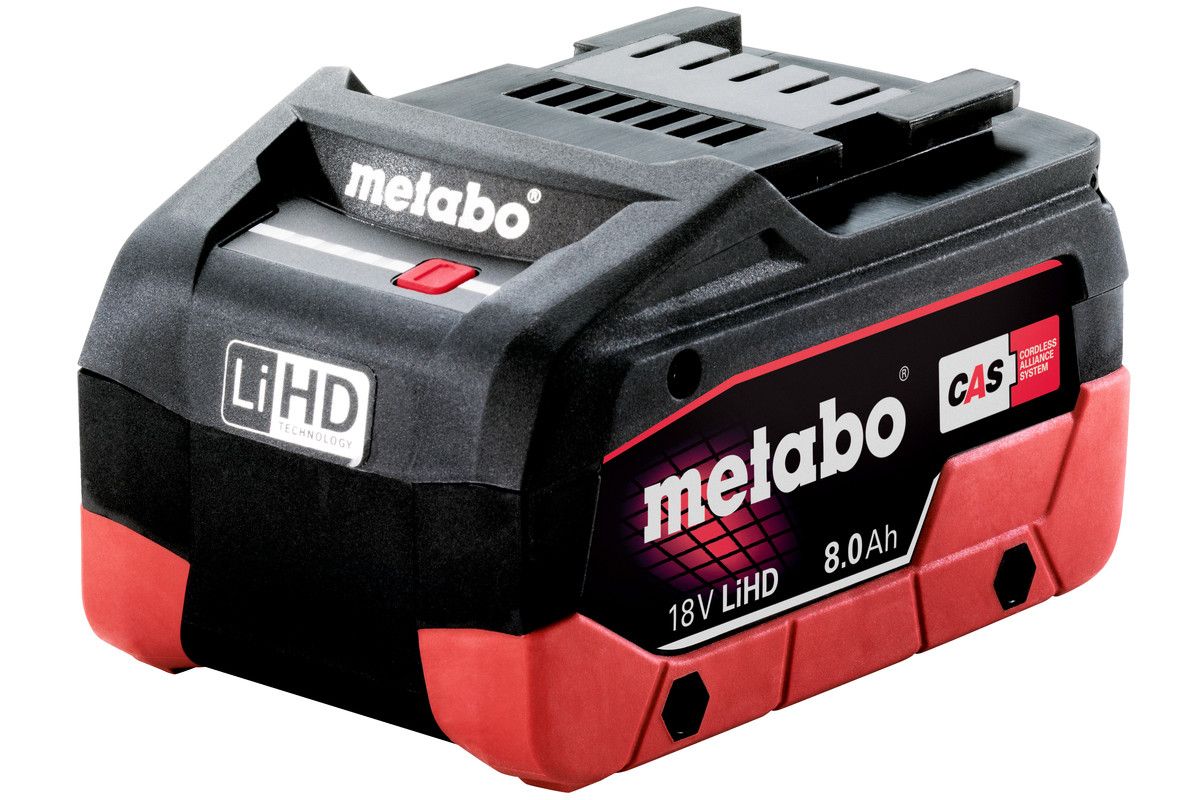 Akku Metabo; 18 V; 8,0 Ah; LiHD