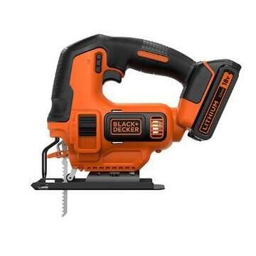 Akkupistosaha Black & Decker BDCJS18-QW; 18 V; 1x1,5 Ah akku