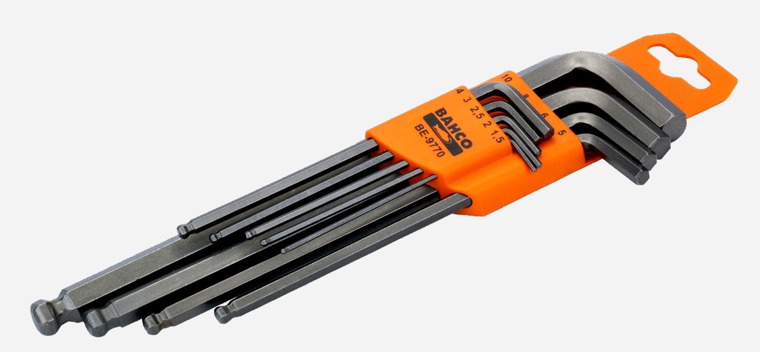 Kuusiokoloavain Bahco BE-9770; 1,5-10 mm; 9 kpl.