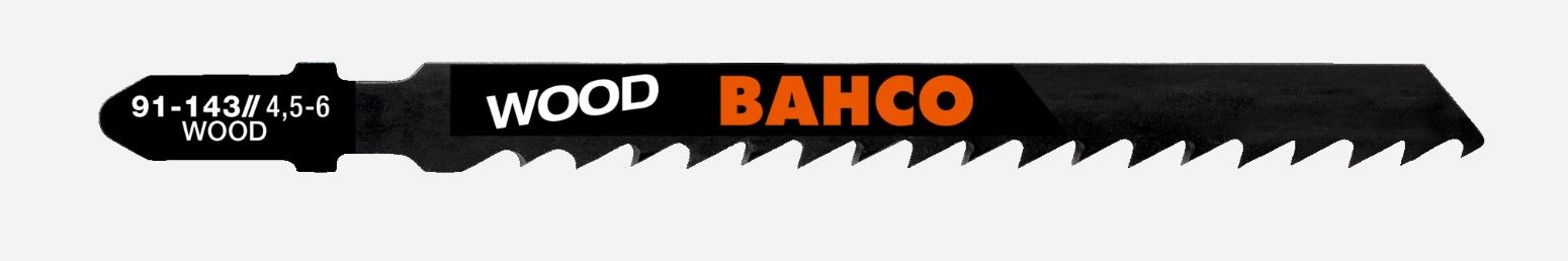 Saha Bahco 91-143-5P; 1,25x100 mm; 6 TPI; 5 kpl.