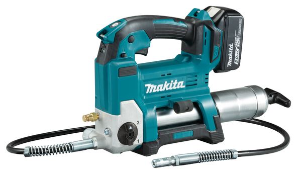 akkukäyttöinen voiteluaineruisku Makita DGP180RT; 18 V; 1x5,0 Ah akku