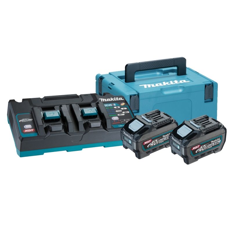 Tarvikesarja Makita 191U13-9; 40 V; 2x5,0 Ah akku