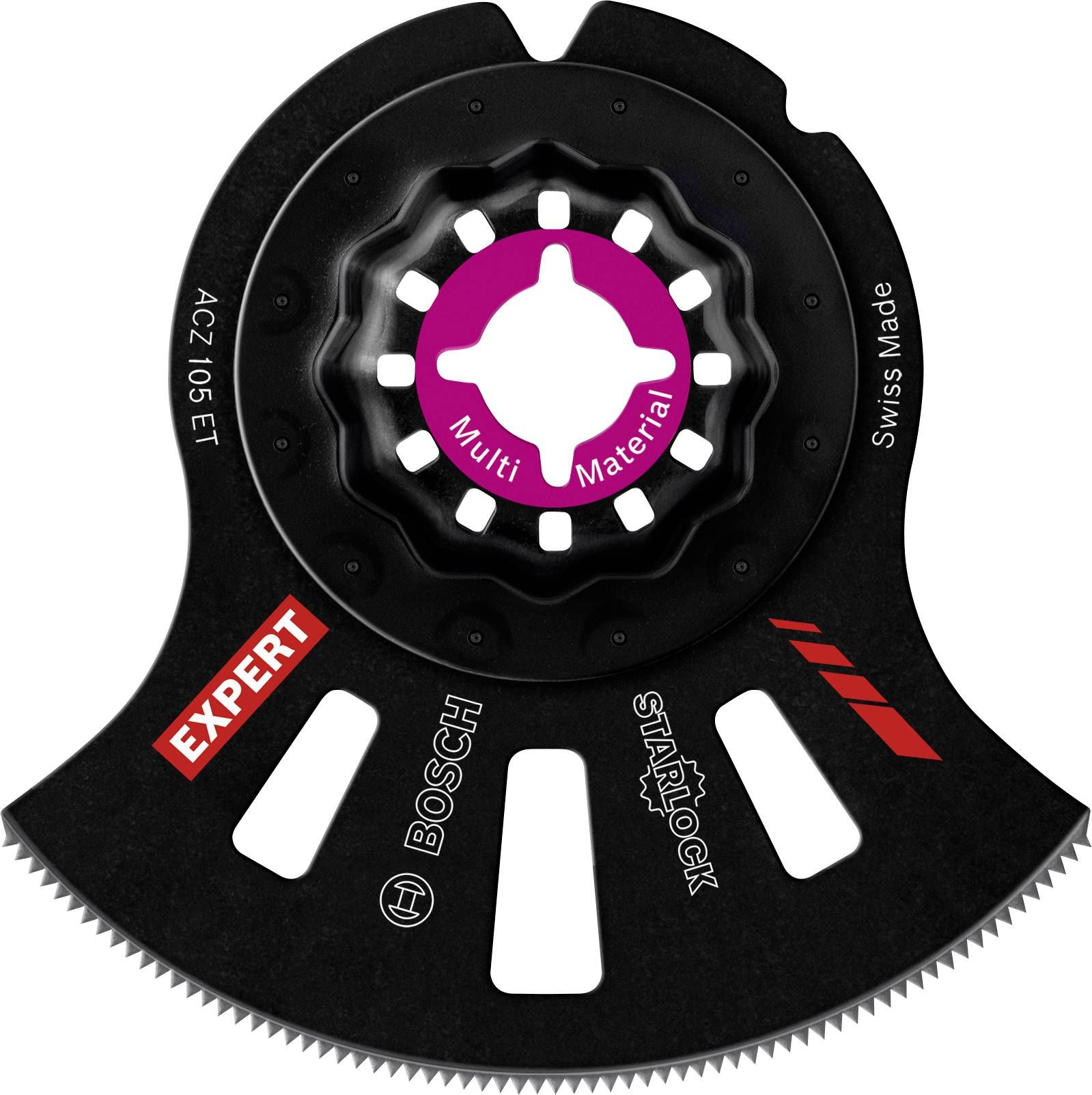 Puolipyöreä segmenttisahanterä Bosch Multimaterial ACZ105ET; 105 mm