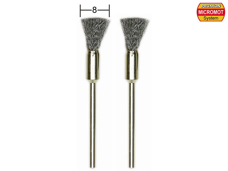 Teräsharja Proxxon 28951; 8 mm; 2 kpl.