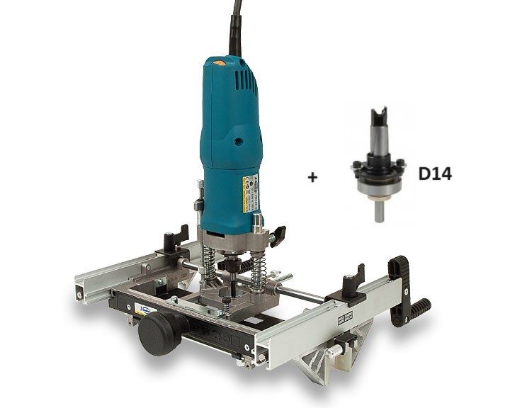 Yläjyrsin Virutex FR129VB + tarvikkeet