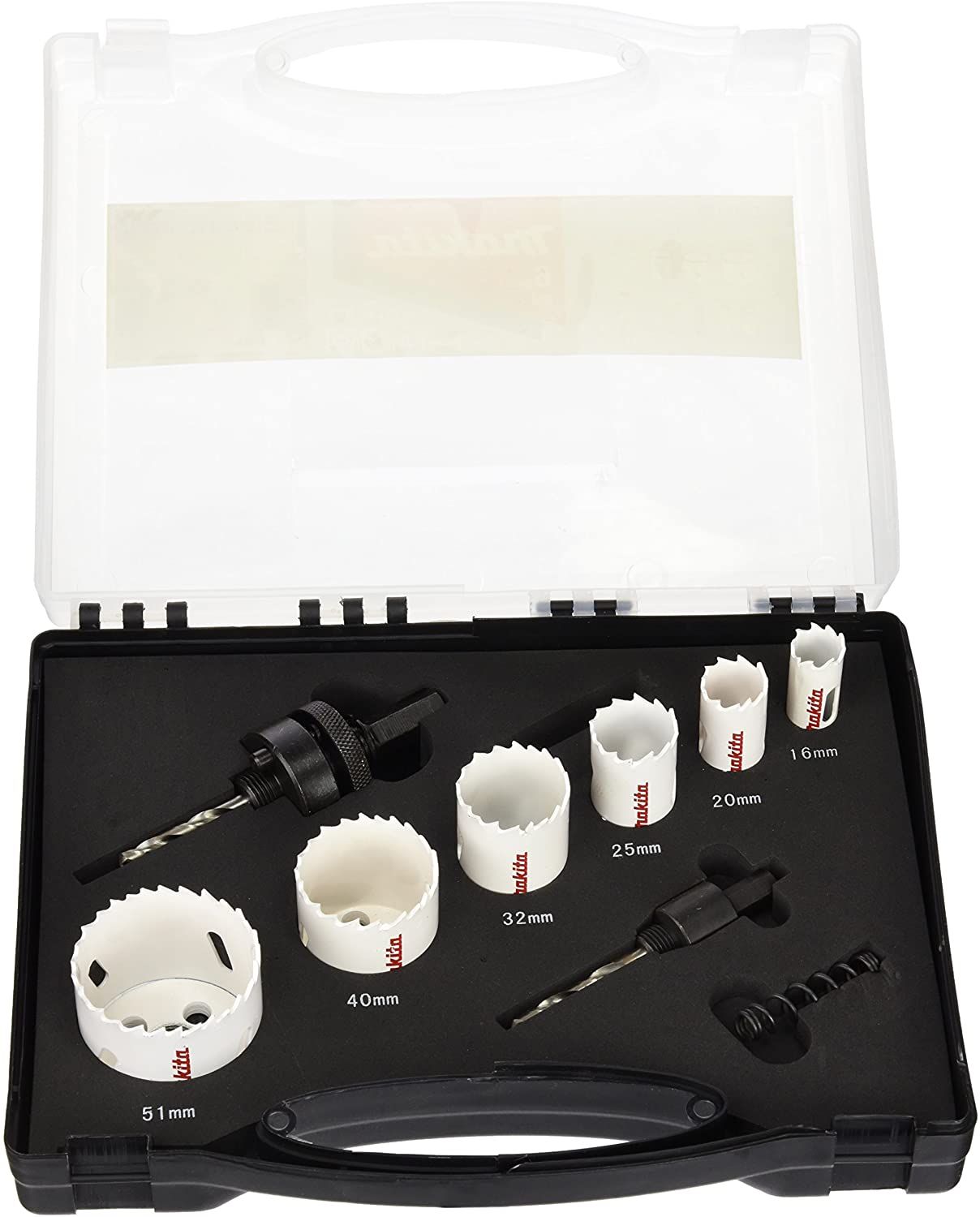 Reikäsahasarja Makita D-47123; 8 kpl.