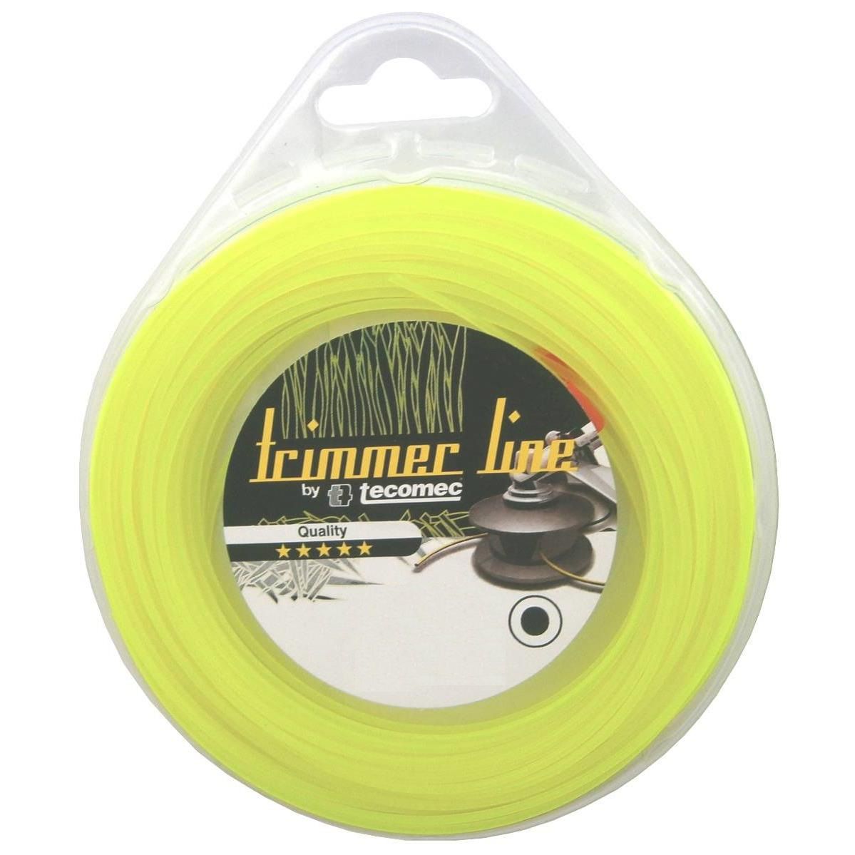 Leikkuulanka Tecomec; 2,4 mm/69 m; neliö