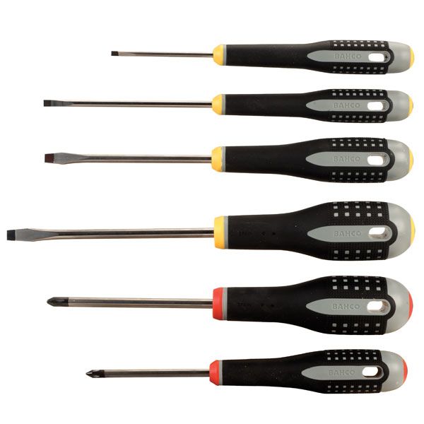 Ruuvimeisselisetti Bahco Ergo; 6 kpl.