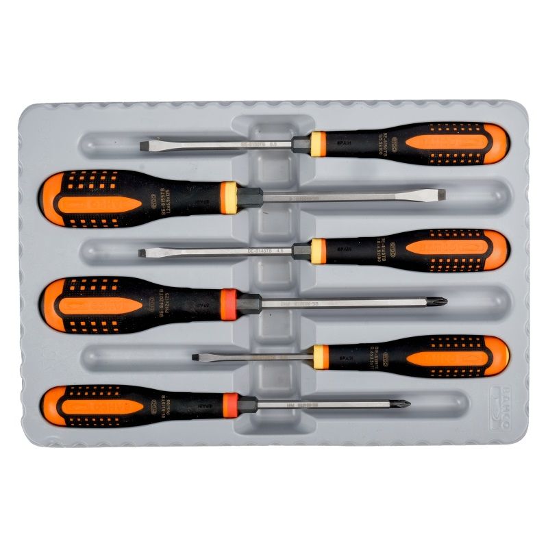 Ruuvimeisselisetti Bahco Ergo BE-9881TB; 6 kpl.