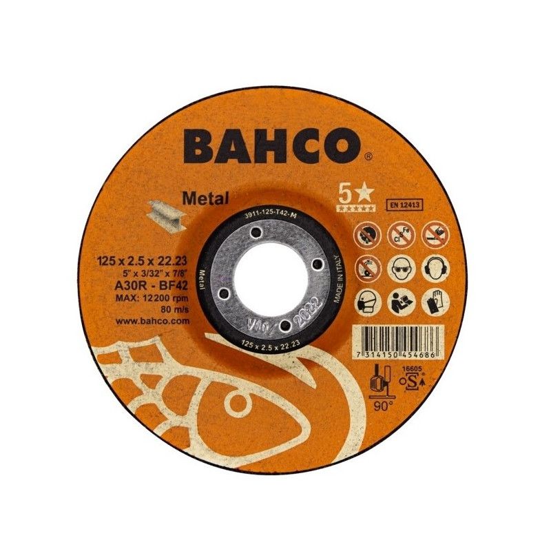 Hiova katkaisulaikka Bahco Metal; 125x2,5 mm