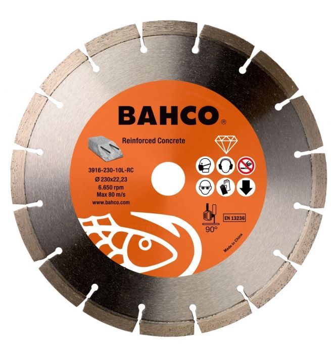 Timanttikatkaisulaikka Bahco 3916-230-10L-RC; 230 mm