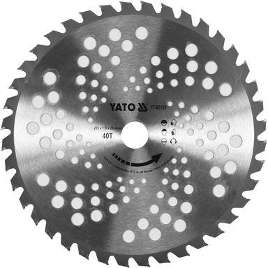 Raivaussahanterä Yato YT-85150; 255x25,4 mm; Z40