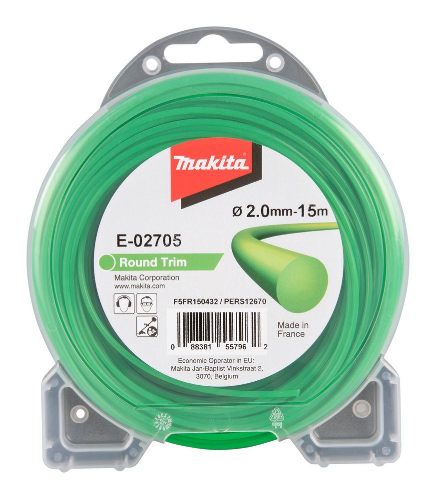 Leikkuulanka Makita 2,0 mm/15 m; pyöreä