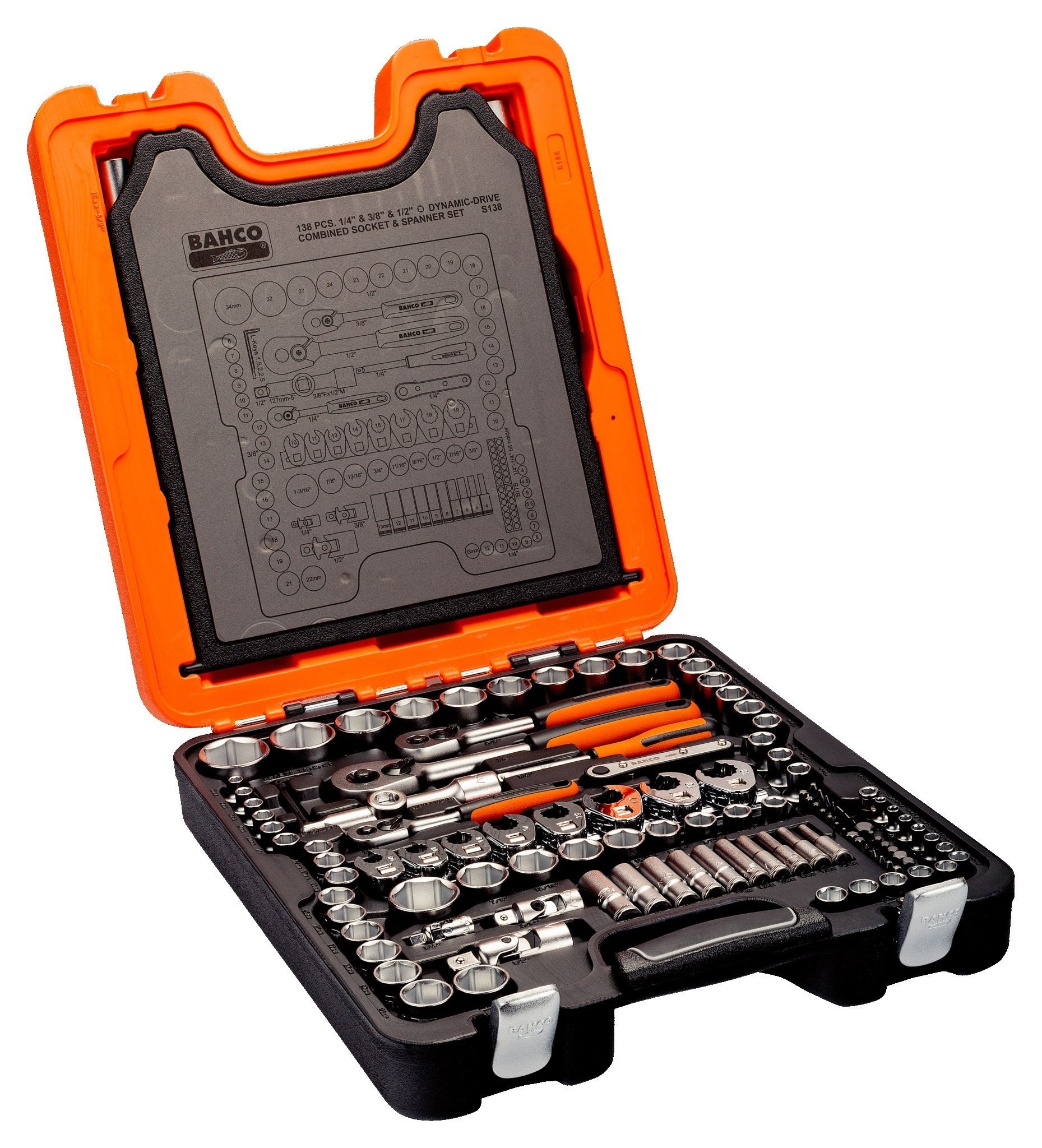 Työkalusarja  Bahco S138; 138 kpl.