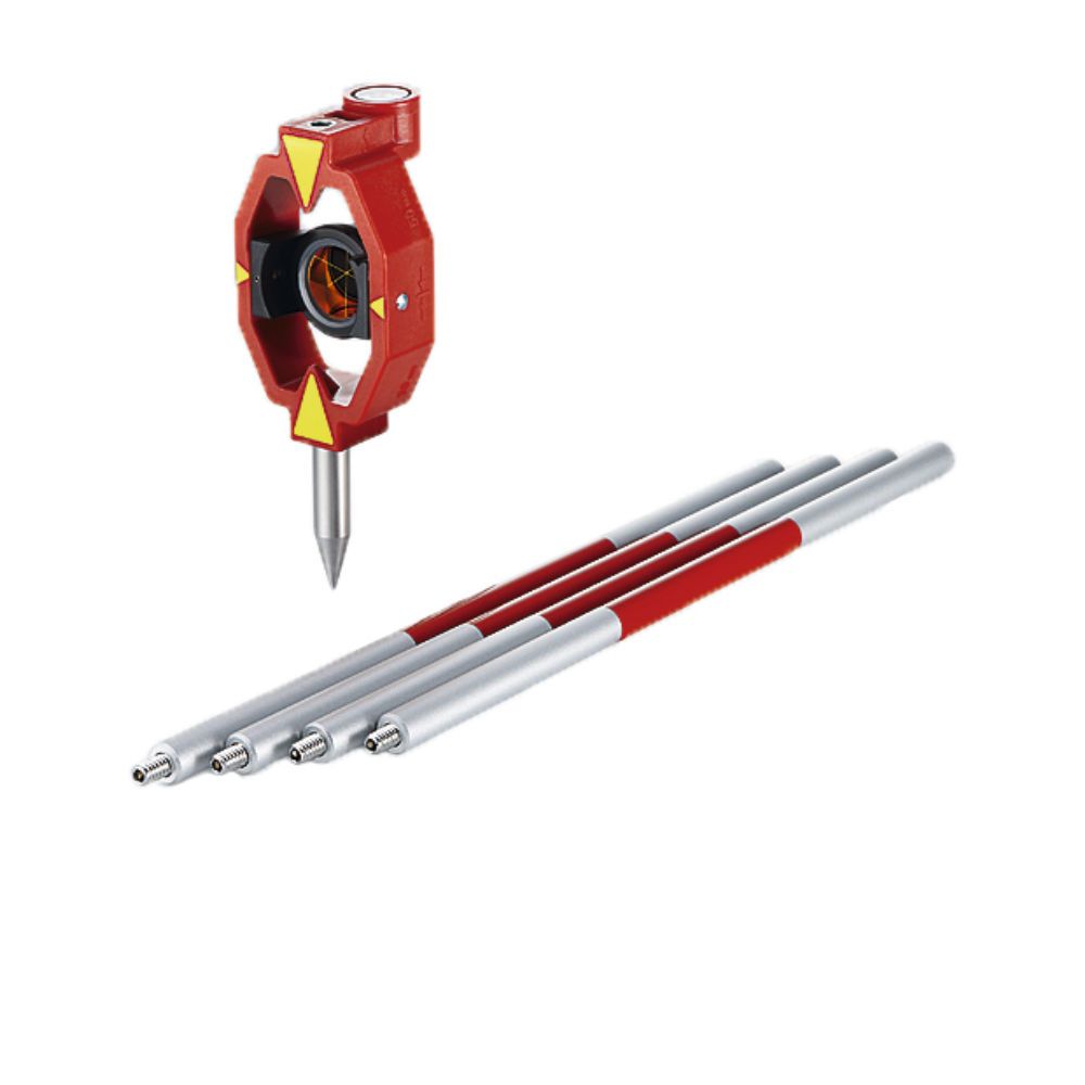 Takymetrisetti miniprismalla Leica GMP111