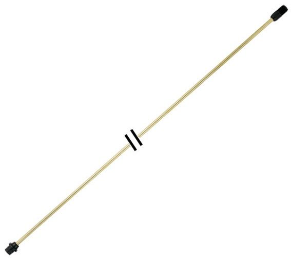 2-osainen messinkinen jatkosuihkutusvarsi puille Solo 49528; 150 cm