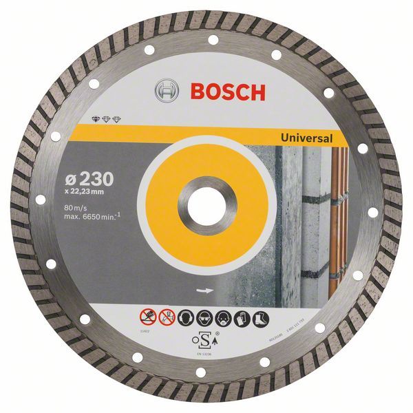 Timanttikatkaisulaikka Bosch PROFESSIONAL FOR UNIVERSAL TURBO; 230 mm