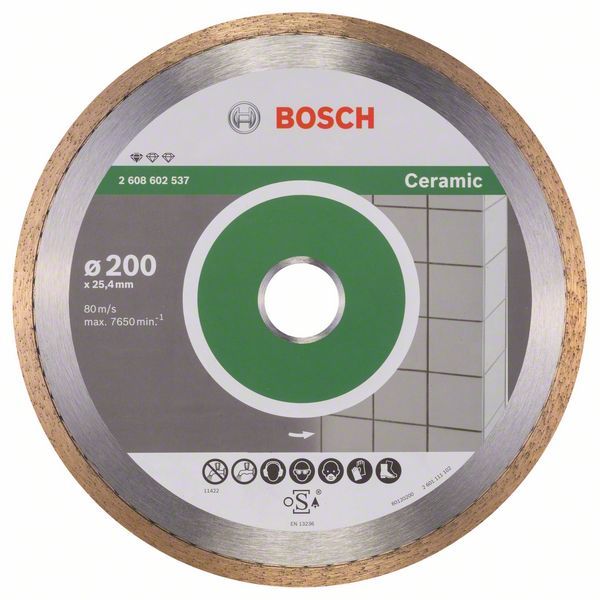 Timanttikatkaisulaikka Bosch PROFESSIONAL FOR CERAMIC; 200 mm