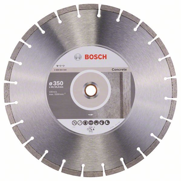 Timanttikatkaisulaikka Bosch PROFESSIONAL FOR CONCRETE; 350 mm