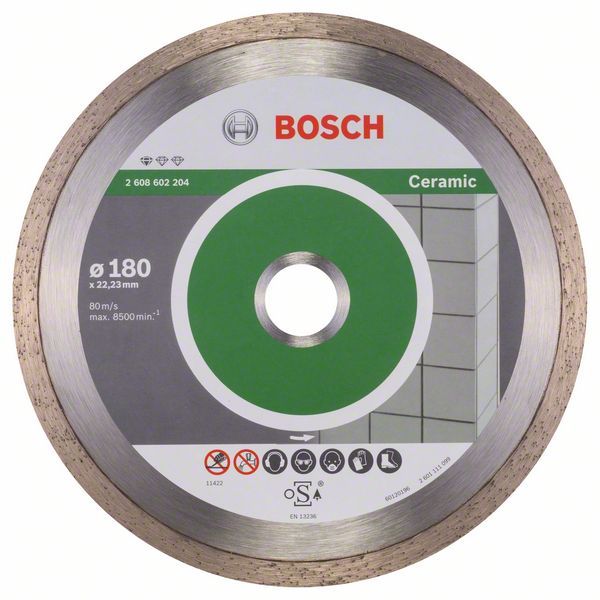 Timanttikatkaisulaikka Bosch PROFESSIONAL FOR CERAMIC; 180 mm