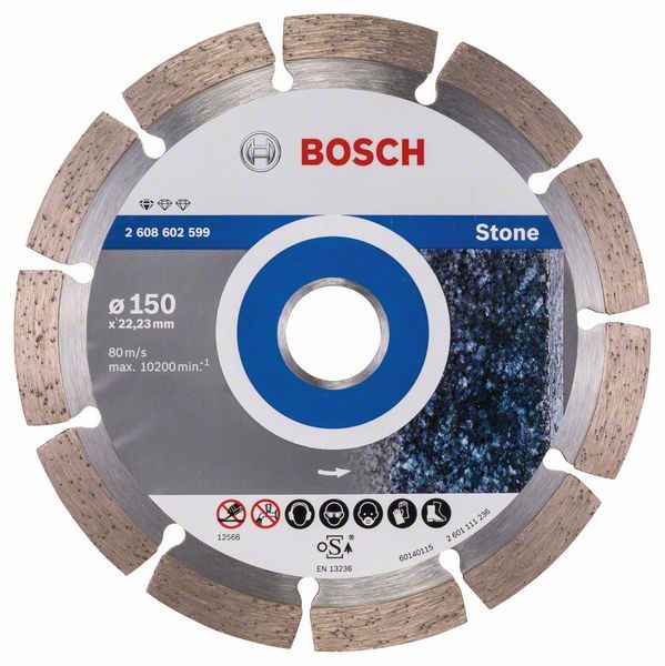 Timanttikatkaisulaikka Bosch PROFESSIONAL FOR STONE; 150 mm