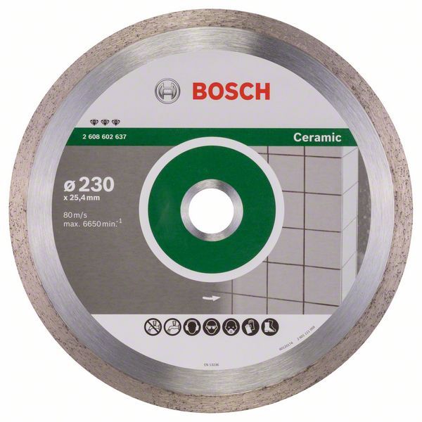 Timanttikatkaisulaikka Bosch PROFESSIONAL FOR CERAMIC; 230 mm