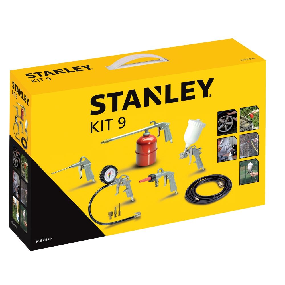 Kompressoripaketti maalaukseen ja puhallukseen Stanley KIT9