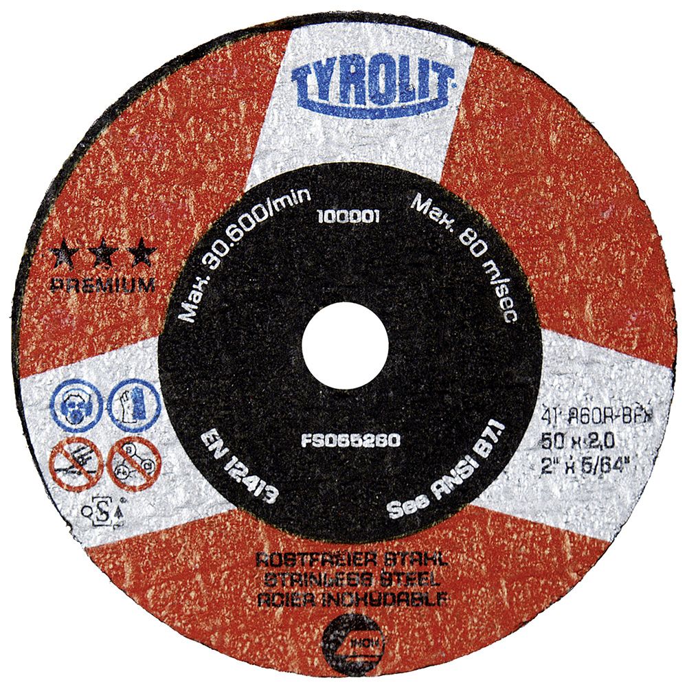 Hiova katkaisulaikka Tyrolit; Ø63x1x10 mm; 1 kpl.